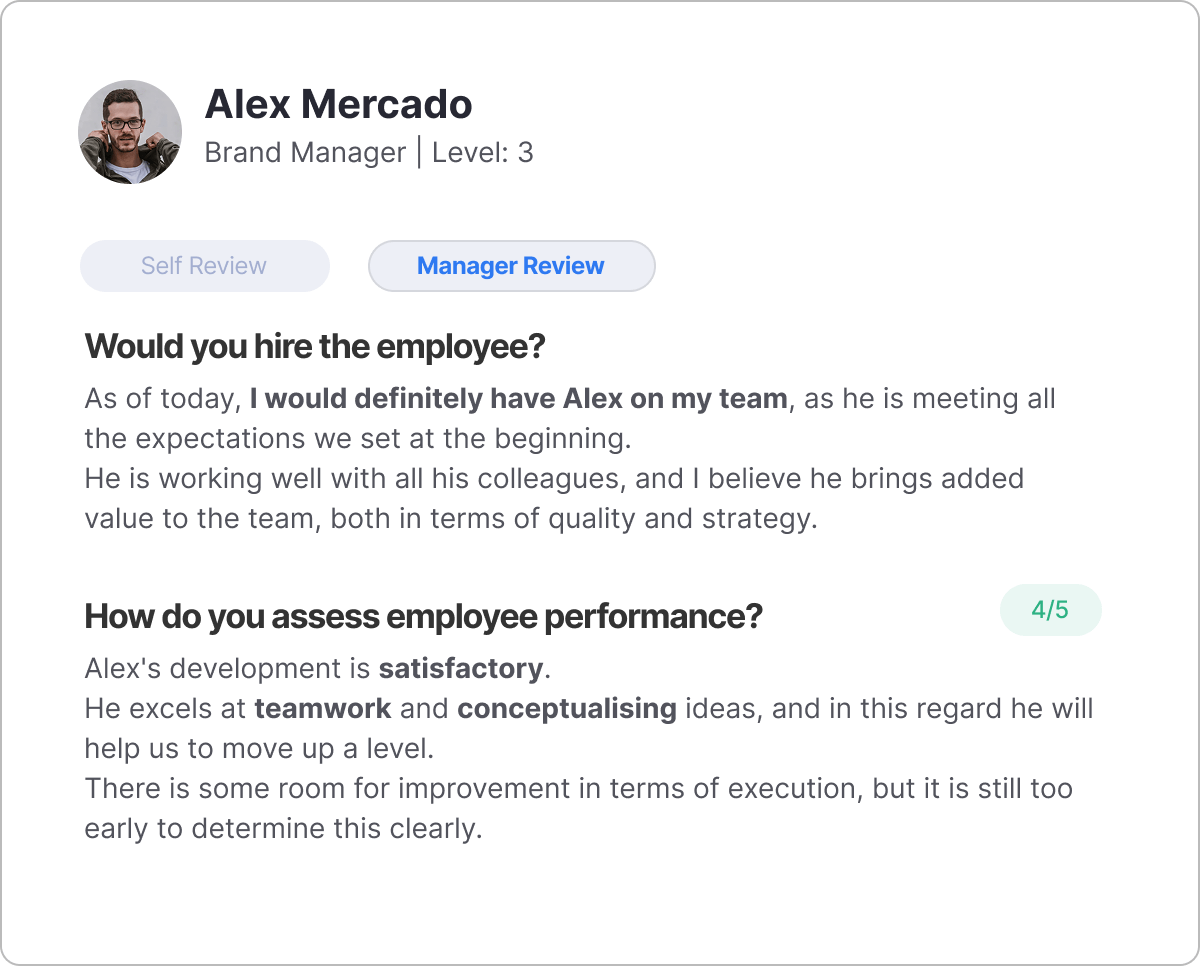 Direct and well-documented feedback picture