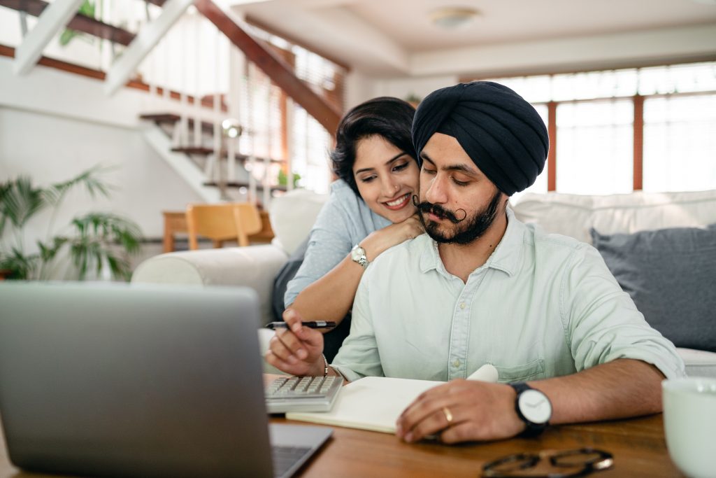 Remote worker shows work-life balance working from home.