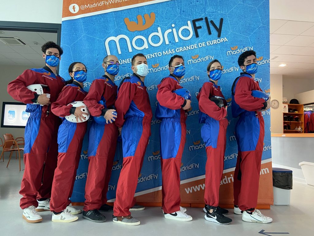 Manfred team teambuilding in MadridFly