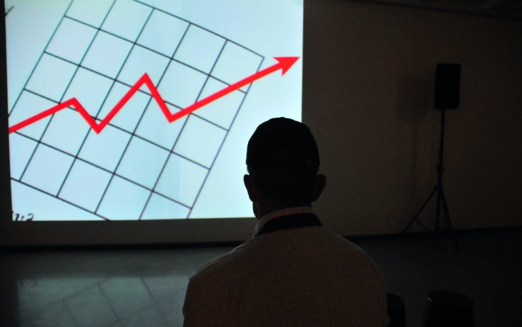 Graph showing a high turnover rate