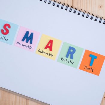 Notebook with information on SMART methodology