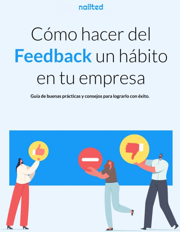 Portada de la guía “Cómo hacer del feedback un hábito en tu empresa” de Nailted