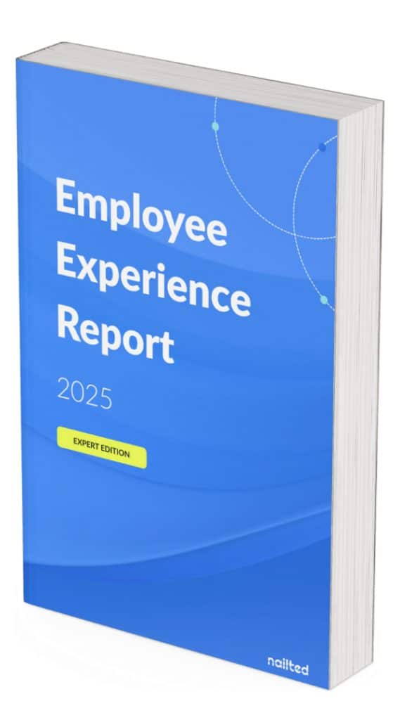 Portada análisis de la experiencia del empleado 2025 - Nailted - Employee Experience Report 2025