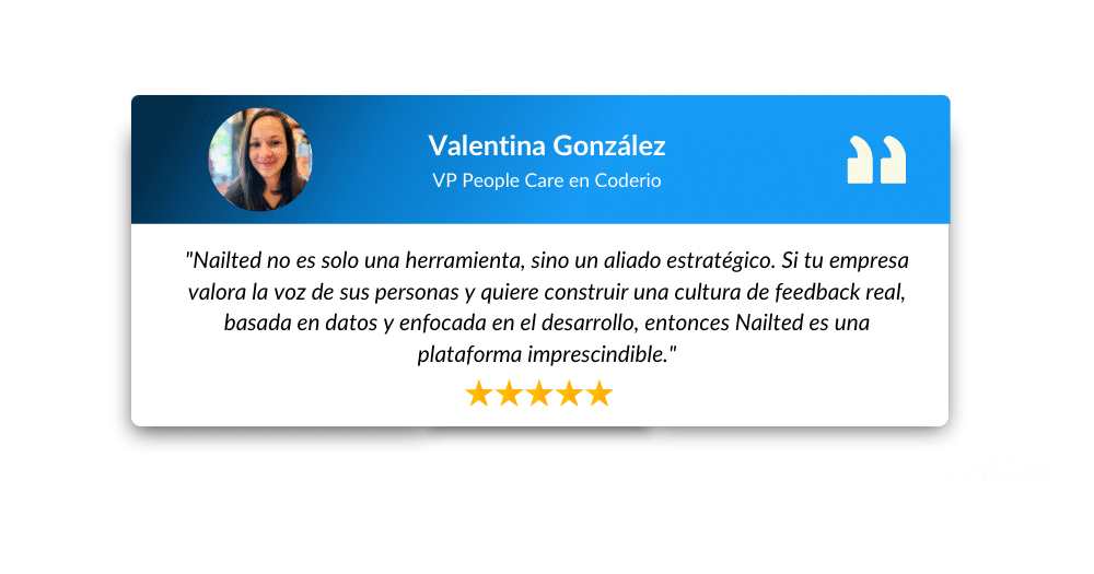 Testimonio de Valentina González, VP People Care en Coderio, imagen principal